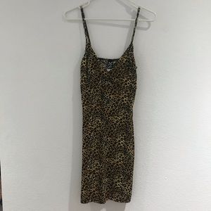 Cheetah mini dress